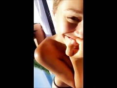 Alexis Ren nipple slip and thong bikini video clips